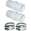 Pangaea Tech Hose Connector with Hose Clamps – Pool Hose