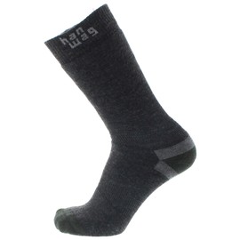 Hanwag Thermal Socks Grey Merino Socks Size 8 - 10 - Colour Asphalt - Dark Green, Asphalt/Dark Green