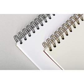 CODIRATO 2 PCS A4 Sketchbooks Kraft Notebooks 160GSM Blank Page Scrap Book Spiral Sketch Book Bound Hardback Sketch Drawing Pad Art Book for Adults & Kids for Pencil Watercolor Pen