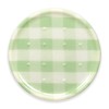 Tatsu Craft Coaster, Milky Check, Green, Dishwasher Safe, Stylish, Cute,