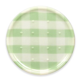 Tatsu Craft Coaster, Milky Check, Green, Dishwasher Safe, Stylish, Cute, Plastic, Western-style Kitchen, Tabletop, Tabletop, Interior, Checker, Lattice, Dishwasher, Cold Tea, For Guests, Summer,