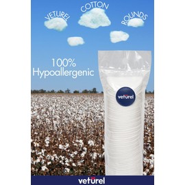 Cotton Round for Care of Cats and Dogs | 50 Count Cotton Pads | Soft Texture and Sensitive Cotton Rounds | Hypoallergenic, Lint-Free (2)