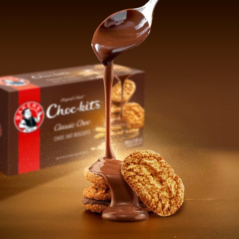 Bakers Choc Kits Original | 200g/7oz | Chocolate | Oat