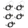 2.5mm Acoustic Tube Earpiece Single Pin PTT Button Walkie Talkie