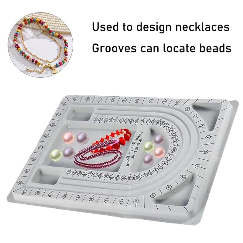 Qanye Pack of 2 Bead Boards, Bead Board, Jewellery Board
