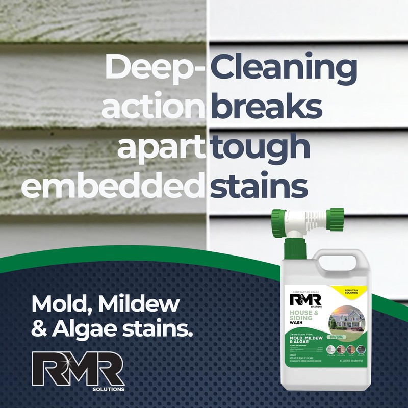 RMR House and Siding Wash - Commercial-Grade Outdoor Stain Remover