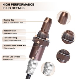 Oxygen Sensor Upstream 234-9148 O2 Sensor Fits for Nissan Altima Frontier Murano Pathfinder 2015-2018 Rogue Titan 2017-2018 Maxima Titan XD 2016-2018, for Infiniti QX60 Q70L QX80 2015-2018