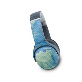 MightySkins Carbon Fiber Skin Compatible with Skullcandy Crusher Evo Wireless - Visionary | Protective, Durable Textured Carbon Fiber Finish | Easy to Apply | Made in The USA