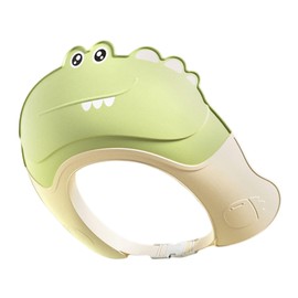 Harilla Baby Shower Cap, Bath Cap for Hair Washing, Eye and Ear Protection, Visor Hat, Bath Cap, Visor for Kids, Babies and Kids, Green