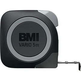 BMI 411543120 Pocket Tape Vario 5m with mm Graduation Stainless, Multicoloured