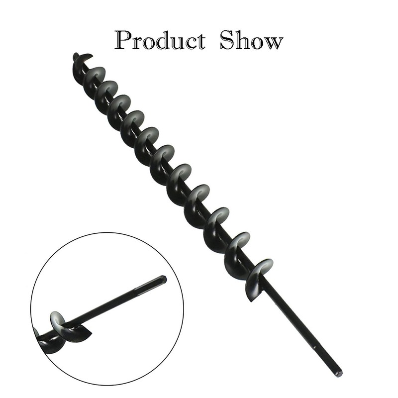 findmall Auger Drill Bit - 24 Inch Earth Auger Bit,