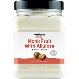 Nutricost Pantry Monk Fruit With Allulose (1.4 Pounds) - Nautral Sweetener Vegan, GMO-Free
