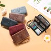GAEKEAO Leather Credit Card Holder Wallet for Women RFID Blocking