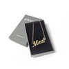 18k Gold Plated Kimberly Name Necklace Initial Pendant Charm Stainless