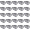Plastic Insert Box 90 mm High, Grey, 198 x 99