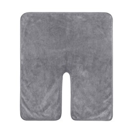 FDGGT 1 Piece Beautician Face Towel, Grey Towel, Soft Plush Face Cloth, Face Steam Face Cloth, Multifunctional Cloth