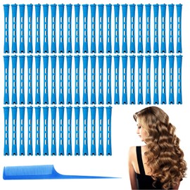 Hair Noodle Perm Set Complete - With Perm Winder, Overnight Curls Hair Roller, Lace Paper Perm & Perm Liquid - Perfect for Small Curls Overnight