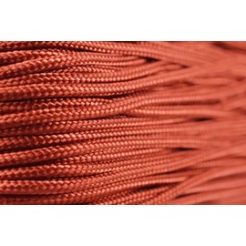 BORED? PARACORD! 95 Cord - Rust - Type 1 Cord - 100 Feet on Plastic Winder Brand