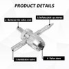 Henyall 2Pcs Valve Core Remover Tool, 4 in 1 Tyre