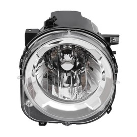 MUSESPANI Halogen Front Headlight For 2019 2020 2021 2022 2023 Jeep Renegade,Headlamps, Front Headlights Replacement, Black Housing (Passenger Side (R))