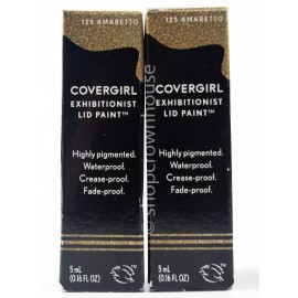 CoverGirl 2 Covergirl Exhibitionist Lid Paint Eyeshadow #125 AMARETTO