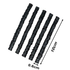 PINKJOY 90 Pack Tire Repair Strings Black (100 x φ6 mm), Automotive Tool Tire Repair Plugs for Tubeless Off-Road Tires Car, Bike, ATV, UTV, Wheelbarrow, Mower