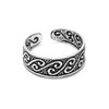 WINDALF Bohemian Toe Ring Layla 5 mm Life Spiral Summer