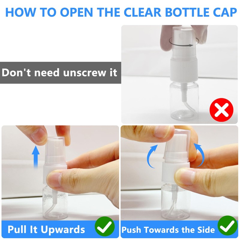 DTDNZKN 6 Pack 0.17 Oz (5ml) Mini Perfume Travel Refillable