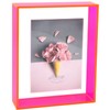 Mutellstory Floating Photo Frame Acrylic Wall Mount Table Decoration Modern