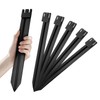 6Pcs Metal Landscape Edging Stakes, 10In Garden Stakes Landscape Anchoring