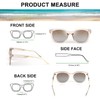 FEISEDY Classic Oversized Square Polarized Sunglasses Women Men UV400 Lenses