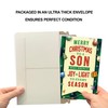 Prime Greetings Son Christmas Card, Made in America, Eco-Friendly, Thick