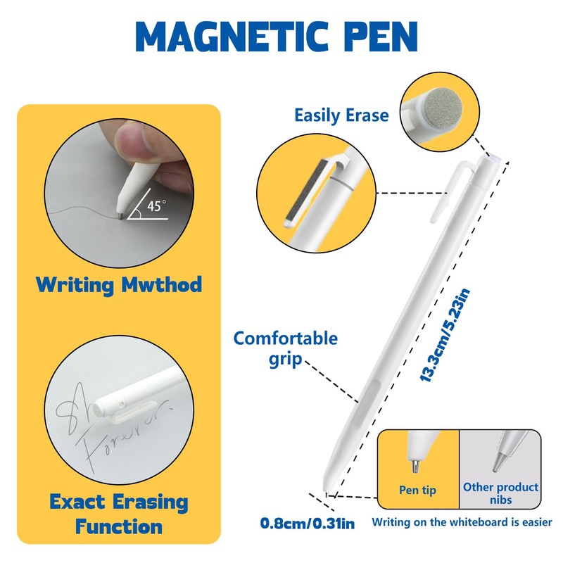 5.5" Magnetic Drawing Board for Kids - Reusable Doodle Tablet