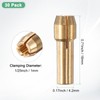 M METERXITY 30-Pack Brass Drill Chuck, 3/32 Inch/ 2.4 mm