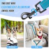 AUTOWT Double Dog Leash, No Tangle 360°Swivel Rotation Reflective Lead