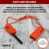 Fire Starter Flint Emergency Waterproof for Camping, Fishing and Hunting
