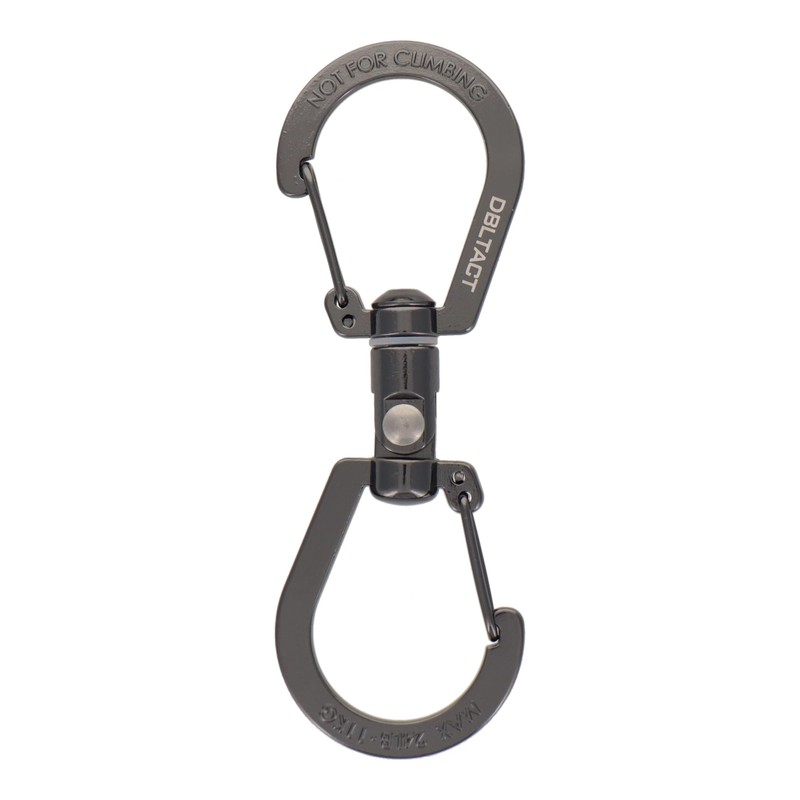 DBLTACT DT-KSU-100G S-Shaped Universal Carabiner 3.9 inches (100 mm) Gunmetal