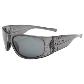 Black Flys Sonic Fly 2 Floating Sunglass Crystal Grey w/Smoke Polarized Lens