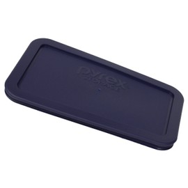 Pyrex 7214-PC 4.8 Cup Dark Blue Rectangle Plastic Food Storage Lid (4 Pack)
