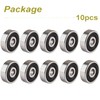 AcbbMNS 10 Pack 6203-2RS Ball Bearing 17x40x12mm Rubber Sealed Ball
