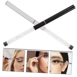 Healeved 2pcs Eyelash Brush Applicator Spiral Lash Brushes for Makeup for Mascara Application and Eyelash Grooming Travel-friendly Design