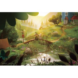 Yanoman 1000 Piece Jigsaw Puzzle MOOMIN The World's Last Dragon [Compact Piece] (10.2 x 15.0 inches (26 x 38 cm)
