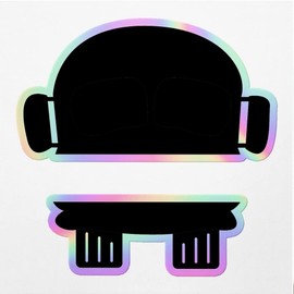 Holographic Decal Stickers of Split School Bus Frame Premium Waterproof Vinyl Decal Stickers for Laptop Phone Accessory Helmet Car Window Mug Tuber Cup Door Wall Decoration ANDVER3d4151bHO