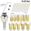 6-25 Set, Wooden Beadmaker Drill Cutter Set, Professional Woodworking Tool