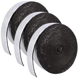 2Pcs Pipe Wrap Insulation 2" WideX 36 FT Pipe Insulation Foam Tape Roll Self-Adhesive Wrap Outdoor Foam and Foil Pipe Wrap Insulation Tape for Wrapping Hot Cold Water Pipes Aluminum Foil Finish