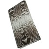 Bliss Leather, Genuine Diamond Python, Snakeskin Long Wallet, Bi-fold, Genuine