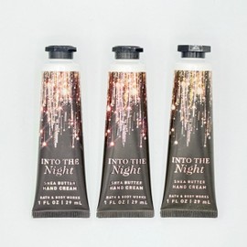 Into The Night Hand Cream 3-Piece Bath and Body Bundle | Pack of Three Shea Butter Hand Creams (1 fl oz Each)