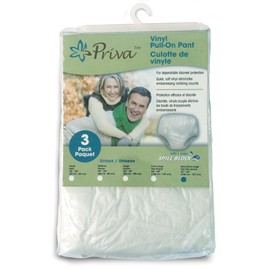 Waterproof Pants - Soft Vinyl Waterproof Incontinence Pants. Pack of 3 (Extra Extra Large)