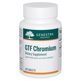 Genestra Brands - GTF Chromium - Support for Healthy Glucose Metabolism - 120 Tablets