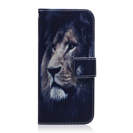 LEMAXELERS Redmi K40S Hülle,Redmi K40S Handyhülle Glitzer Süßer Löwe Flip Case PU Leder Case Cover Magnet Schutzhülle Tasche Ständer Handytasche für Redmi K40S,TX Lion